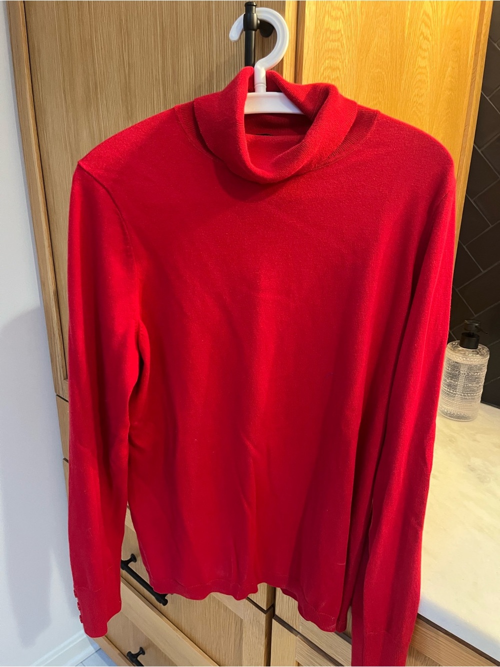 Talbots Red Turtleneck Sweater
